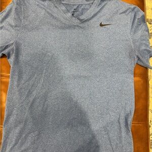 Nike Men's Heathered Blue Short Sleeve Tee